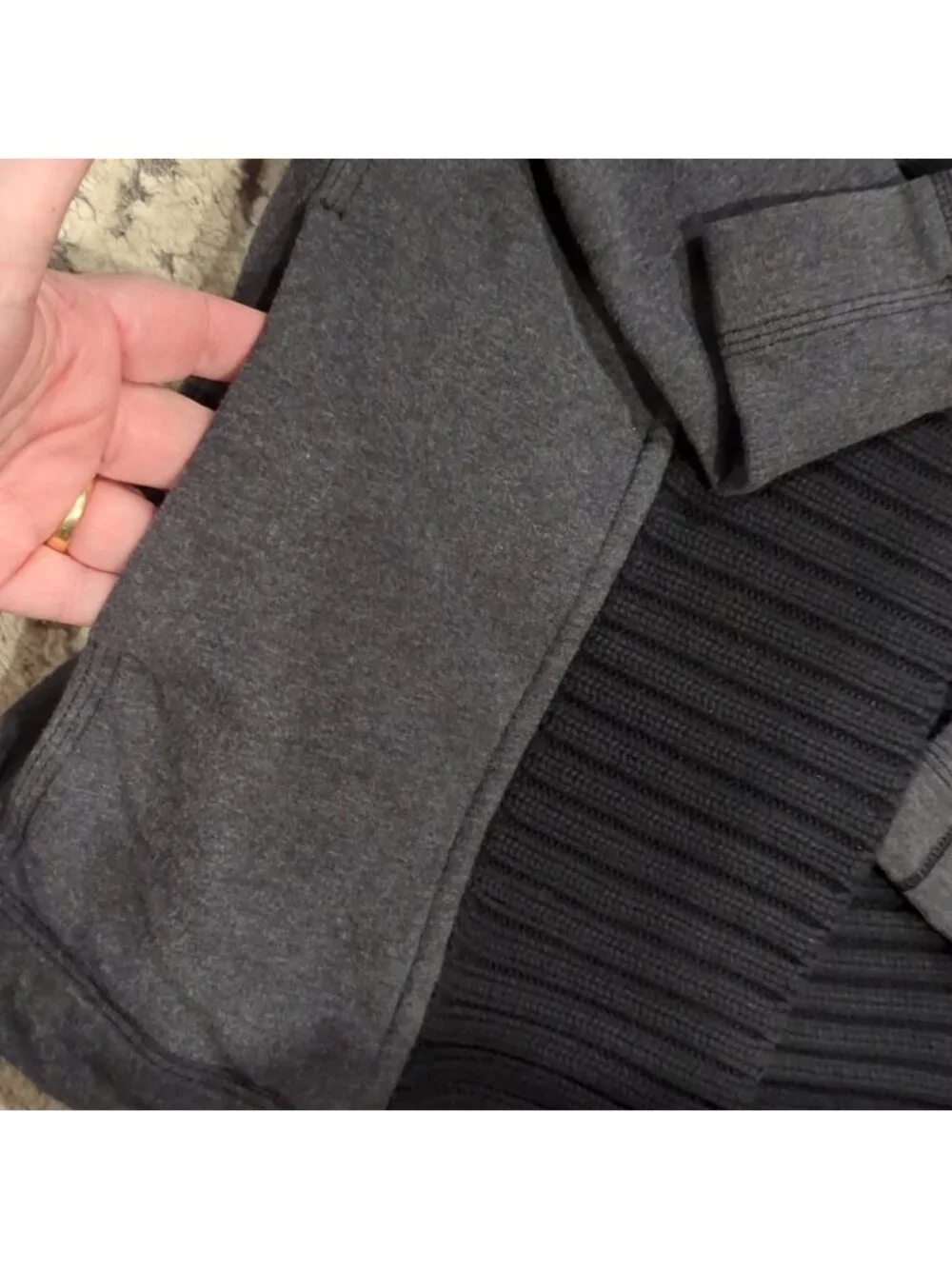 Lululemon Bliss Break Wrap Heathered Black / Black / Black